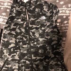 North face dri-fit zip up jacket